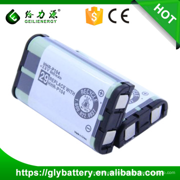 3.6 V battery pack for panasonic HHR-P104 сделано в китае завод